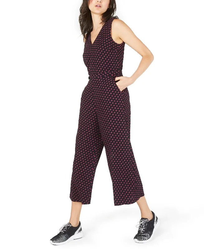 Sale Event Michael Michael Kors Printed Cropped Jumpsuit