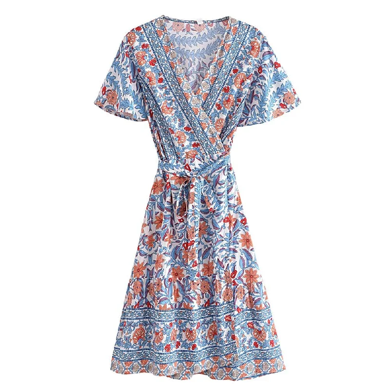 Bonus Savings Milena Boho Mini Dress