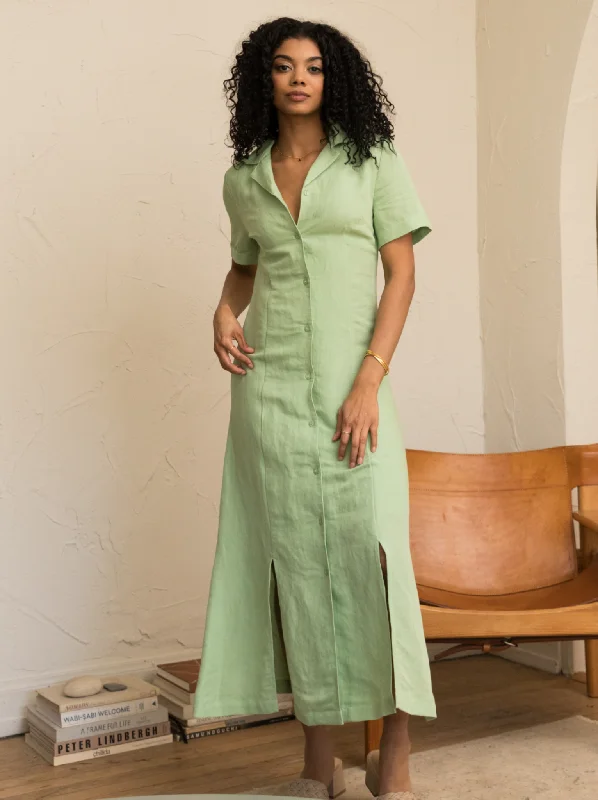 Markdowns Monet Button Down Dress