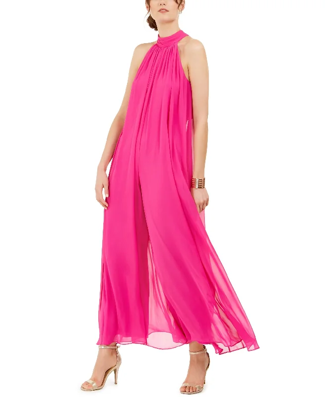 Markdowns Msk High-Neck Jumpsuit