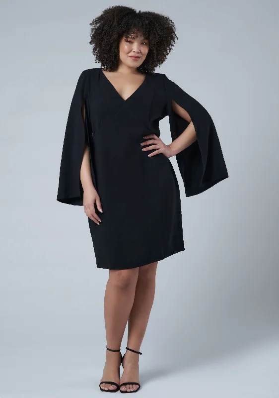 Price Drop My Moment Cape Dress