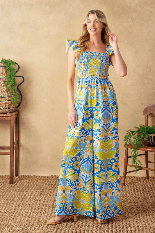 Bargain Bin NO NEED TO WORRY WOVEN JUMPSUIT