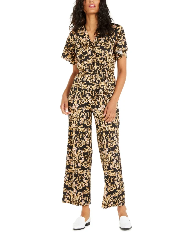The Best Prices NY Collection Petite Twist Front Jumpsuit