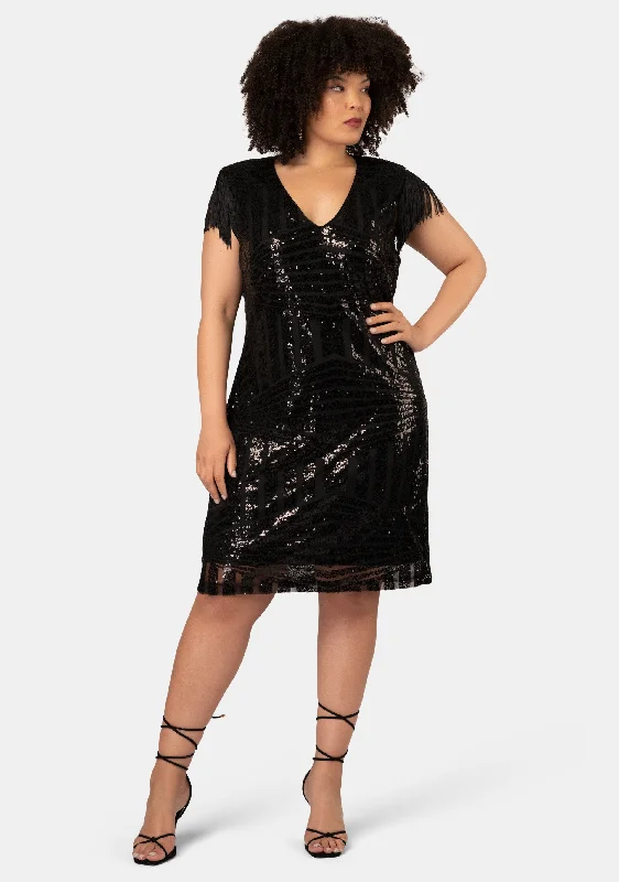 Sneak Peek Sale Over The Top Sequin Mini Dress