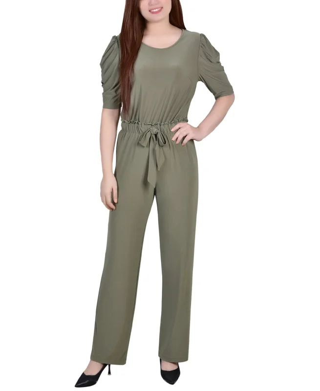 Anniversary Sale Petite Size Elbow Sleeve Jumpsuit Pants