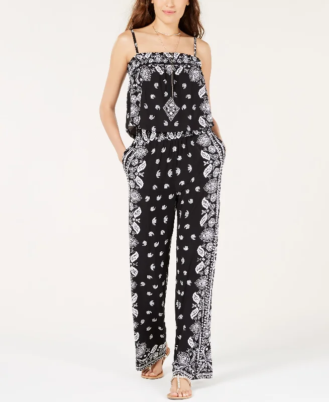 Great Deals Printed Popover Jumpsuit