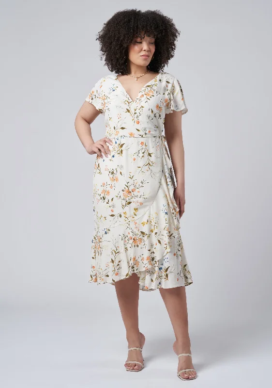 Stock Clearance Saint Floral Midi Dress