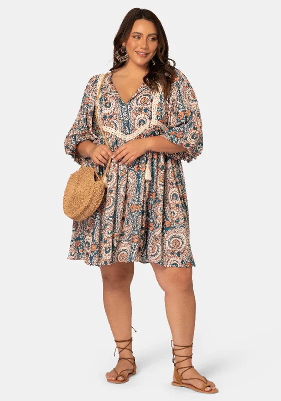 Midnight Madness Sea Breeze Mini Dress