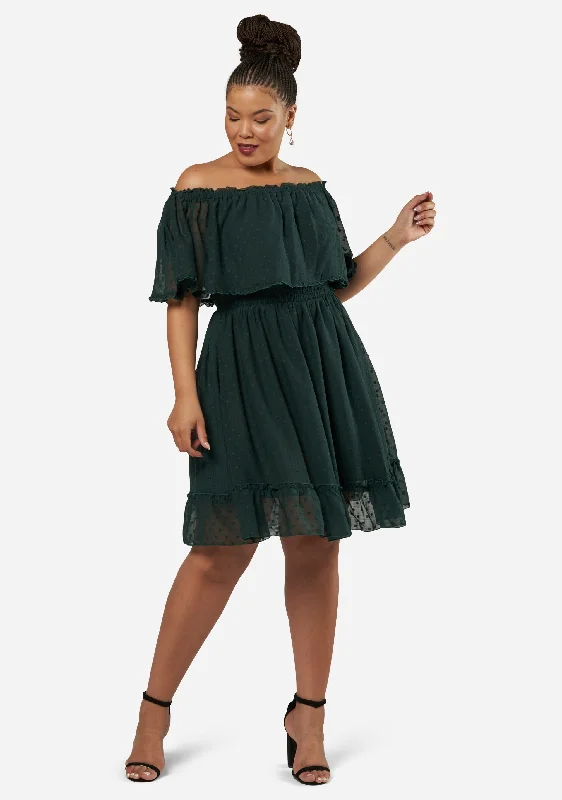 Quick Sale Sensual Off Shoulder Midi Dress