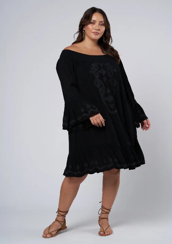 Sale Event Serenity Embroidered Mini Dress