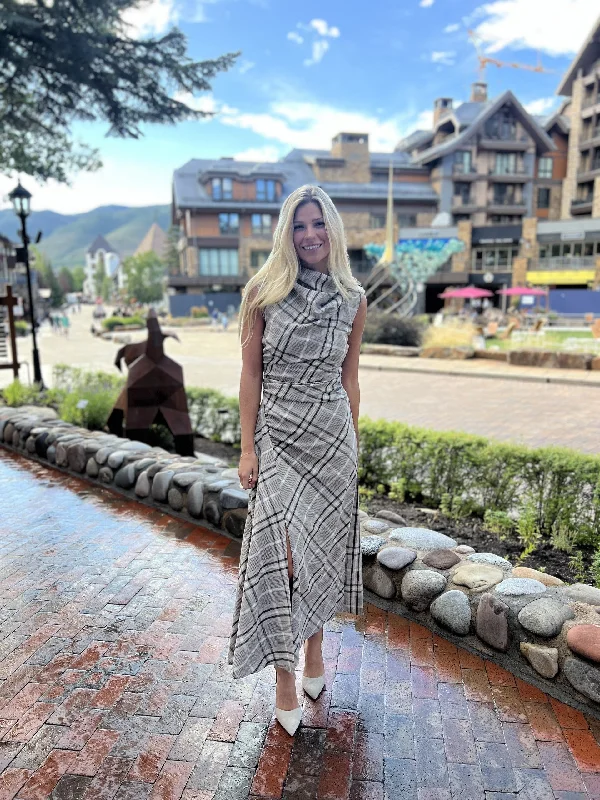 Weekend Deal Burke Draped Midi Dress
