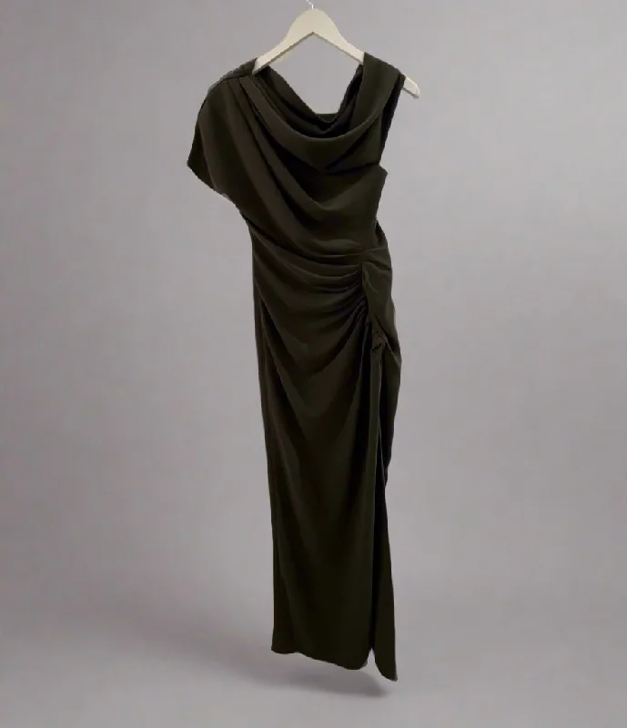 Daily Specials Kally Draped Midi Dress