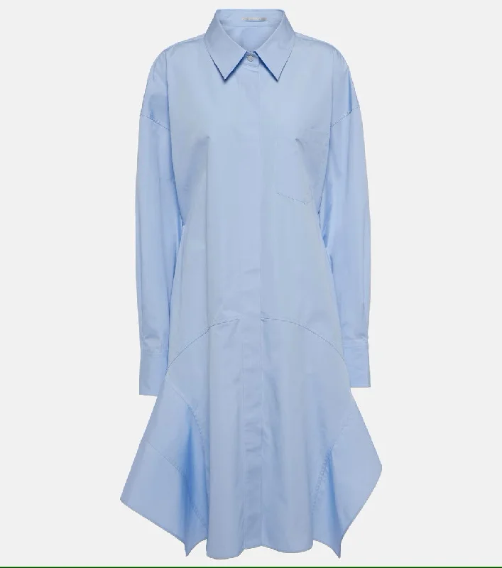 Hurry In Ruffled Shirt Dress