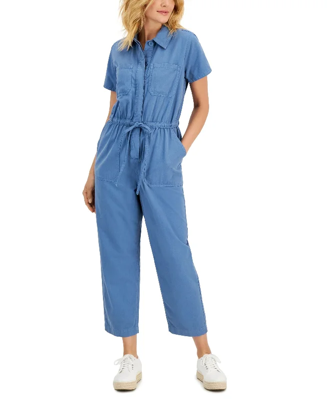 Blowout Sale Style & Co Womens Utility Jumpsuit