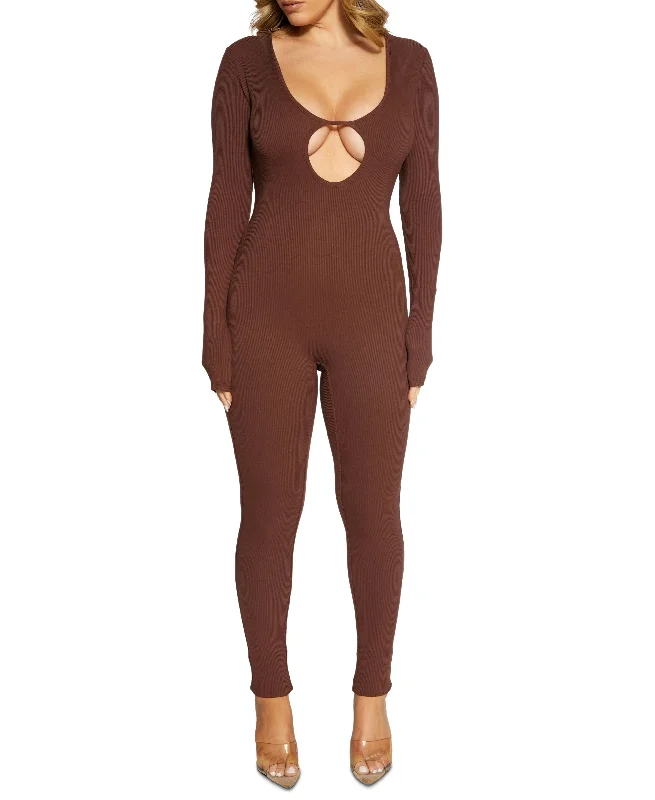 Hurry In The Hole'd Down Jumpsuit