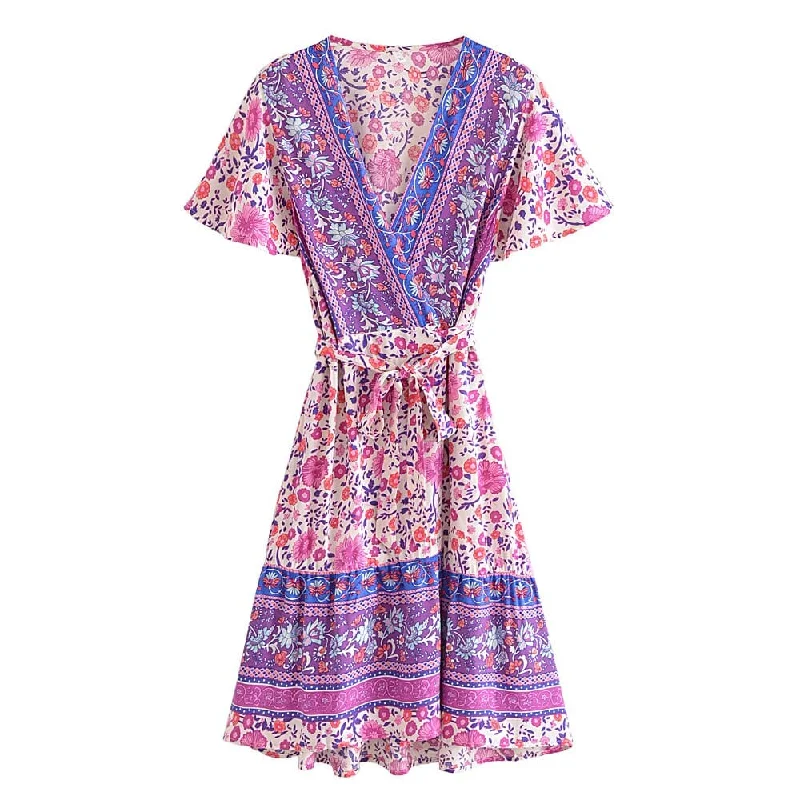 Doorbuster Deal Thomasina Boho Mini Dress
