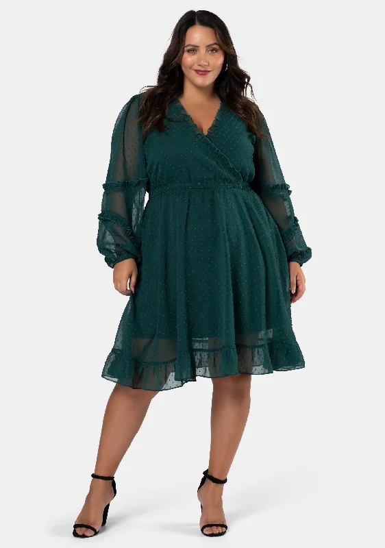 New Markdowns Tie Me Down Dobby Dress