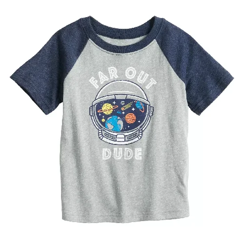 Reduced Prices Toddler Boy Jumping Beans® "Far Out Dude" Space Raglan Tee