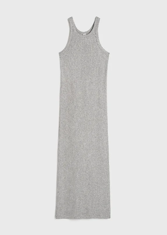 Daily Deals Curved Rib Tank Dress