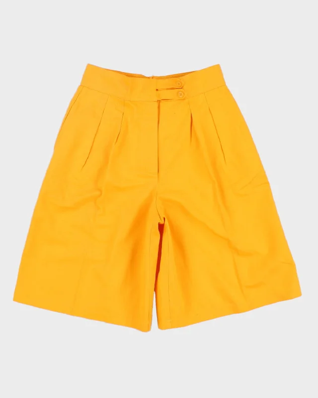 Seasonal Sale Vintage 70s Jean's West Yellow Pantaloon Shorts - M