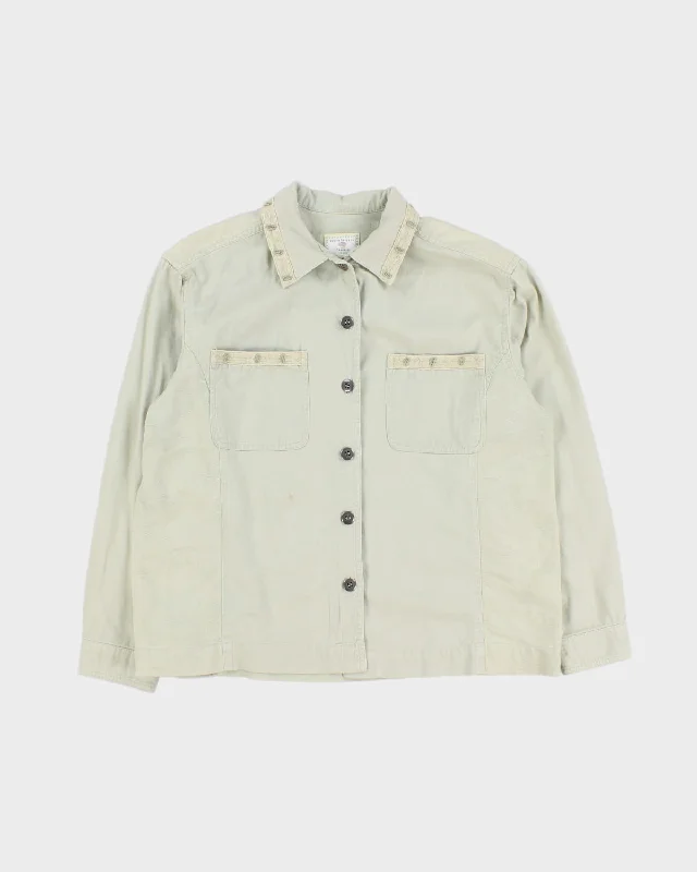 New Arrival Vintage 90s Susan Bristol Floral Embroidered Shirt - M