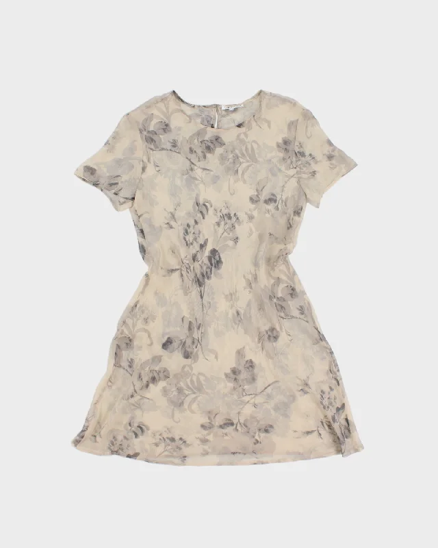 Overstock Sale Vintage Cerruti 1881 Silk Floral Dress - M
