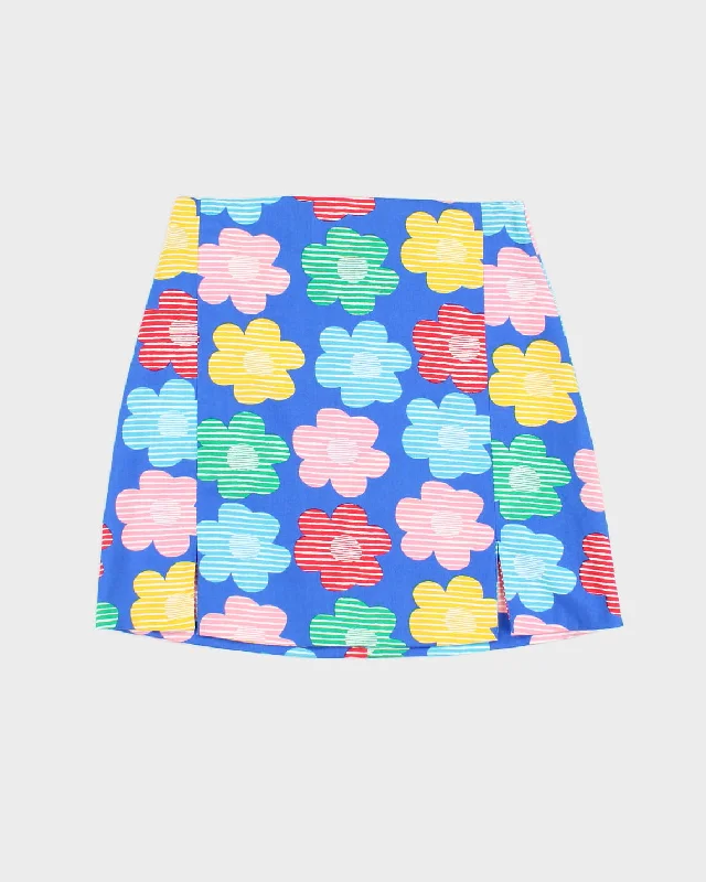 Extra Discounts Vintage Handmade Flower Power Mini Skirt - XS