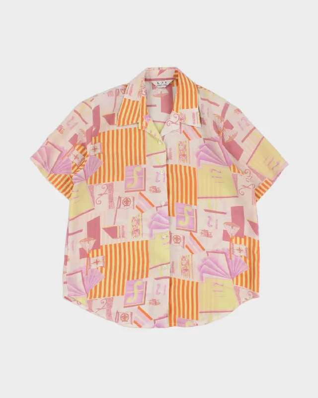 One-DAY Sale Vintage Lui Patterned Shirt - L