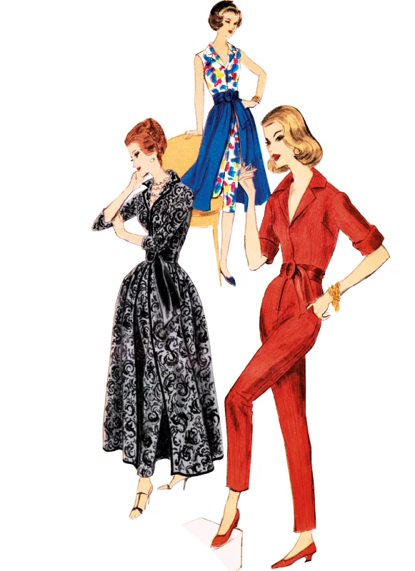 Year-End Sale Vogue Vintage Slacksuit (Jumpsuit) & Skirt V2062