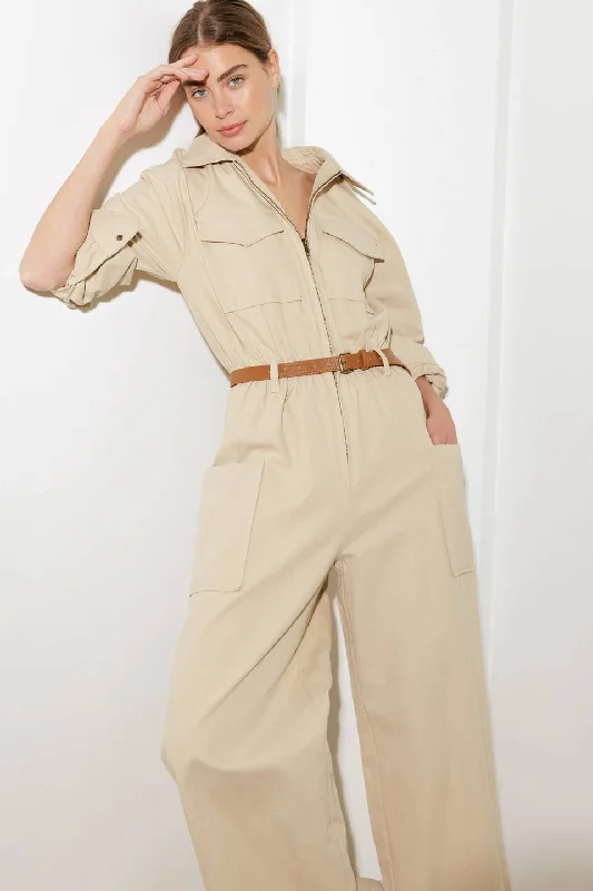 Clearance Event WHEN IT HAPPENS WOVEN JUMPSUIT
