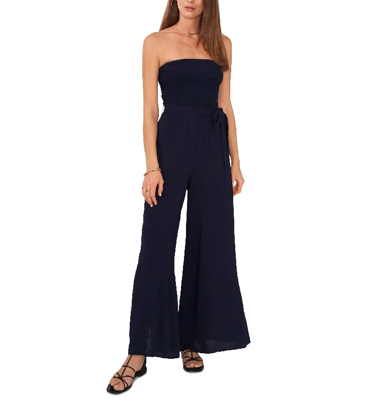 New Markdowns Women's Strapless Wide-Leg Jumpsuit
