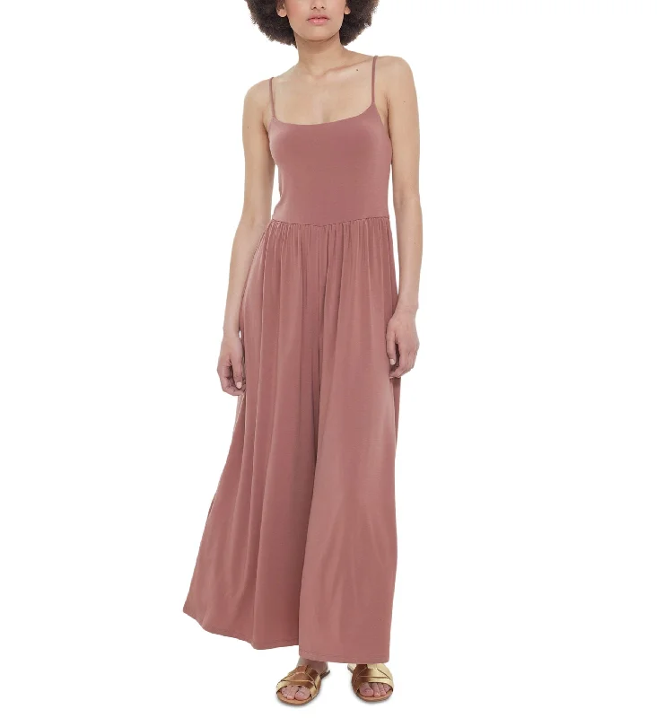 Lowest Price Women's Strappy Knit Wide-Leg Jumpsuit
