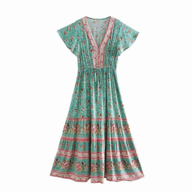 The Best Prices Wylie Vintage Multi Floral Maxi Dress