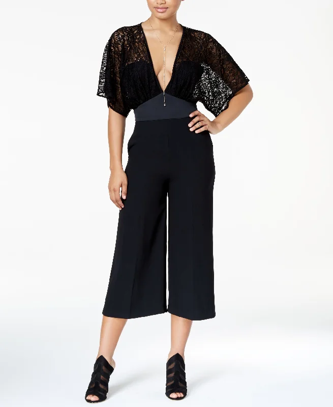 Buy Now XOXO Juniors Lace Kimono Sleeve Jumpsuit