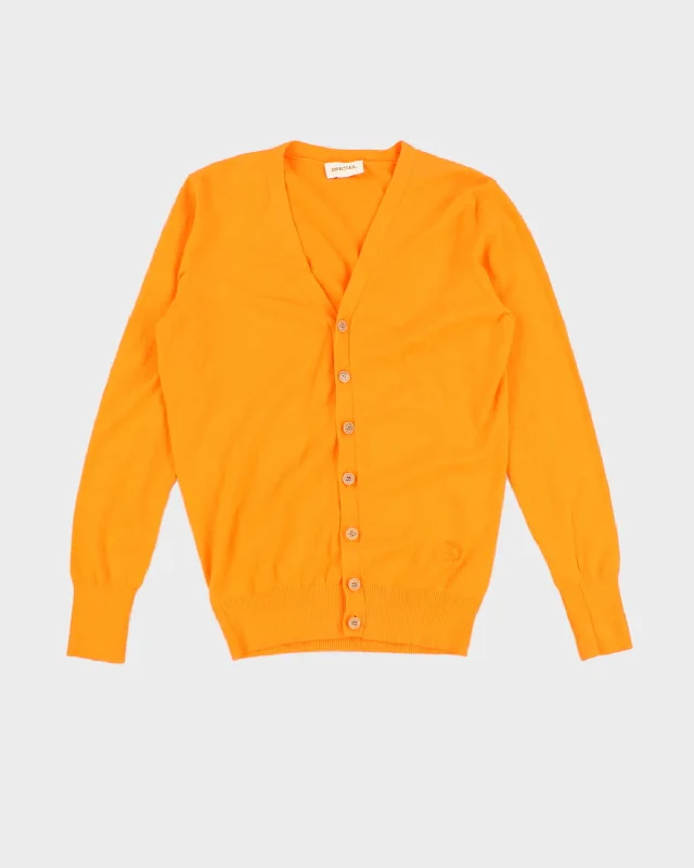 Huge Savings 00s Diesel Bright Orange Cardigan - M