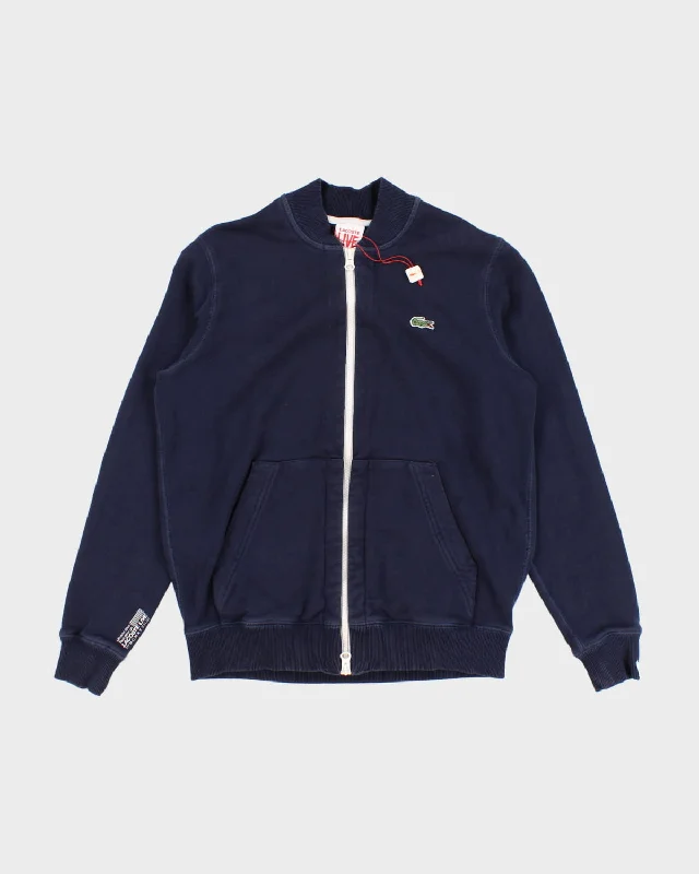 Super Bargain Y2K 00s Lacoste Double Sided Zip Up Sweatshirt - XS