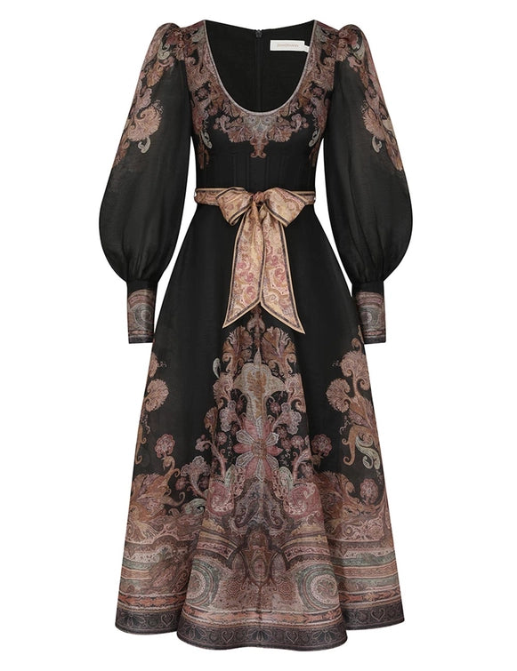 Crazy Savings Illustration Structured Dress